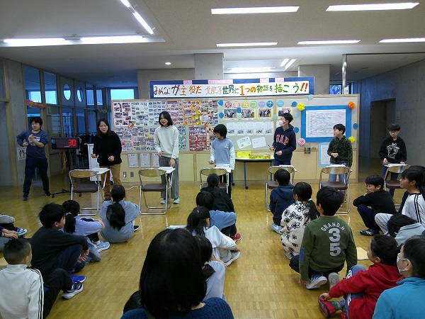 豆つまみリレー